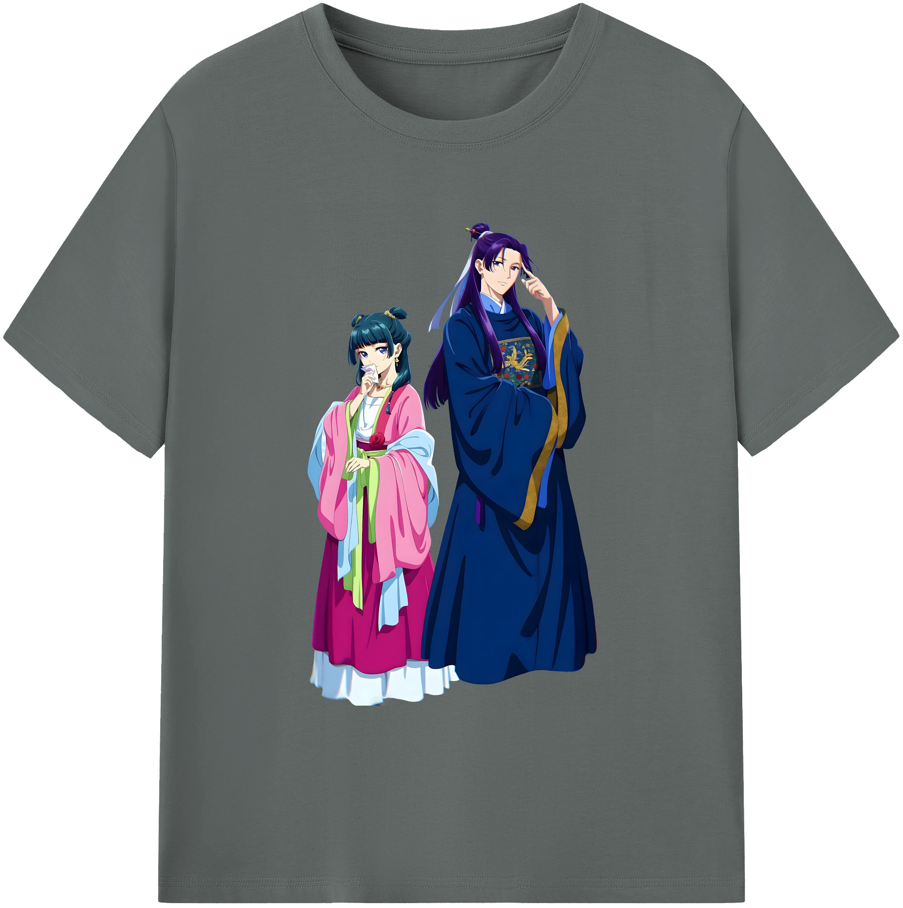 （画像用） 薬屋のひとりごと The Apothecary Diaries 綿100％ メンズ半袖Tシャツ｜肌触りやわらか＆通気性